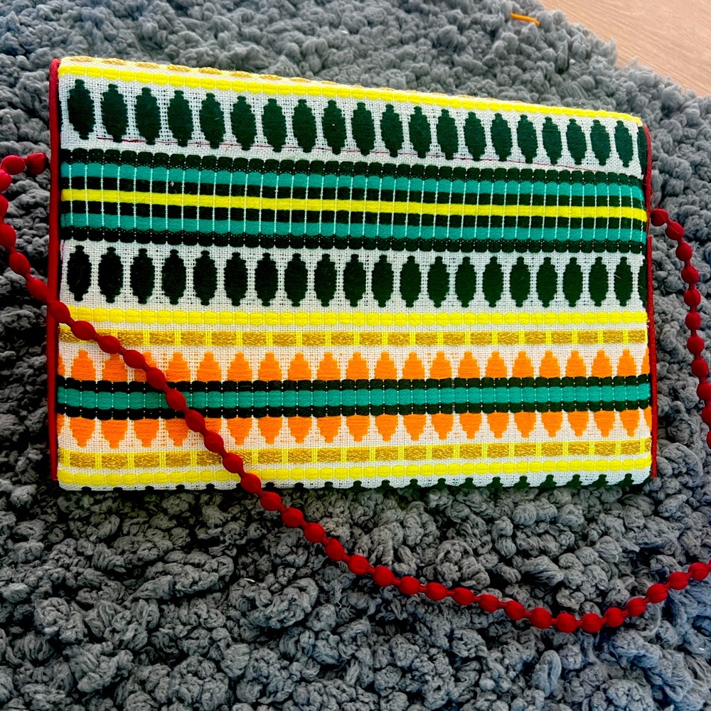 Handmade beautiful embroidery work Side bag - Picture 2 of 10